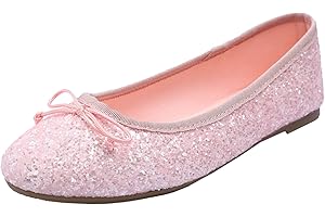 Feversole Women's Round Toe Cute Bow Trim Ballet Flats, Ballerine Punta Tonda Decorate con Un Grazioso Fiocco da Donna