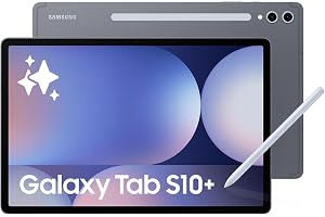 Samsung Galaxy Tab S10+, AI Tablet, Android Tablet, WIFI, 12GB RAM, 256GB Storage, AMOLED Display, Anti-reflection, Durable, S Pen Included, Moonstone Gray (UAE Version)
