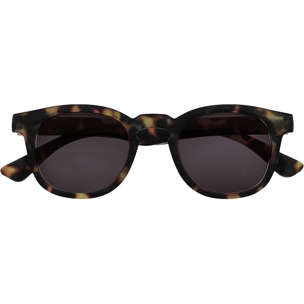 Lunettes De Lecture Solaire OPULIZE MET - Monture Ronde écaille Tortue - Verres Teintés +1.50