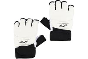 COLEXY MMA Guanti Grappling Arti Marziali Allenamento, Guantoni da Boxe, Guantis da Karate,Grappling Sparring Allenamento,Pelle,Uomo Donna,per MMA, Combattimento, Taekwondo, Allenamento, Arti Marziali