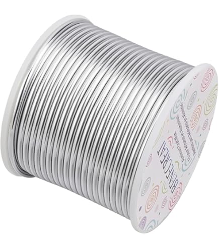 Filo Di Alluminio Anodizzato Per Creazione Gioielli – Diametro 0,8 Mm (20 Gauge), 100 Metri (328 Ft) – Nero, Malleabile E Resistente, Ideale Per Scultura E Avvolgimento