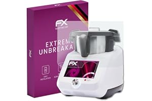 atFoliX Glasfolie kompatibel mit Silvercrest Monsieur Cuisine smart Panzerfolie, 9H Hybrid-Glass FX Schutzpanzer Folie