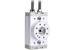 JEANOKO Cilindro de Aire neumático Giratorio de 180 Grados MSQB-20R con Cilindro neumático de precisión de amortiguación 0,1-1Mpa