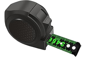 ELINRAT Metre ruban 7.5m | Mètre à ruban en acier fluorescent | Nouveaux Mètre ruban fluorescents autobloquants | Outils ruban à mesurer durables pour le bricolage ou le projet construction