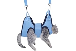 Goowafur Katzenfesseln für die Fellpflege,Hängematte zum Krallenschneiden von Hunden,Haustier-Hängematte zum Nagelschneiden - Atmungsaktive Haustier-Hängematte zum Nagelschneiden, Helfer bei der