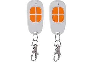 ALISONTECH 2 x AAM0094 Porte da garage con telecomando a 4 canali 433,92 MHz 3 anni di garanzia