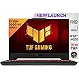 ASUS TUF Gaming A15, AMD Ryzen 7 7435HS, 15.6-inch FHD 144Hz, Gaming Laptop (16GB/512GB SSD/NVIDIA GeForce RTX 4050/Windows 11/90WHr/Mecha Gray/2.2 Kg), FA507NUR-LP082W