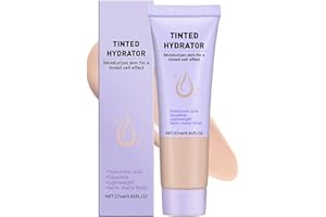 CROWNLITE Waterproof Tinted Moisturizing Cream, CC Cream Colour Correcting for Dull, Luminous Skin, Semi-Matte Finish, Full-Coverage Foundation&Concealer, Hydrating Foundation All Skin Types Evens Skin Tone