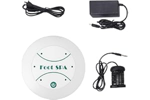 REITEAG Lenvia Entgiftungsbad - Der sanfte Ausgleich von innen, Lenvia 128hz Heilinstrument mit Buch, Ionen Fussbad Detox, Entspannende Detox Behandlungen zu Hause und auf Reisen (Schwarz)