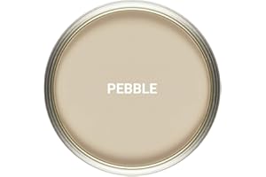 Vintro Paint | Satin Furniture Paint | Light Stone | Wood | Trim | Metal | Eggshell Finish | 1 Litre (Pebble)