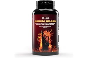 GG4LAB GLUCOMANNANO FORTE DIMAGRANTE 120 Capsule Prodotti Dimagranti Forti e Veloci per Dimagrire Velocemente Integratore Brucia Grassi Potenti Veloci Drenante Forte Dimagrante per Gonfiore Addominale Donna