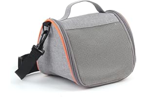 FUNAT Tragbare Reisetasche für Kätzchen, Hamster-Takeaway-Tasche, Atmungsaktive Hochwertige Haustiertasche, Murmeltier-Chinchilla-Takeaway-Tasche