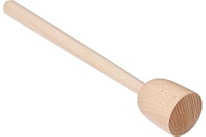 Fackelmann 31089 Fair Presse-Purée Bois de Hêtre Beige 32,5 x 5,5 x 5,5 cm