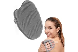 RamPula Body Scrubber, Exfoliating Body Brush, Silicone Shower Brush for Use in Shower, Gentle Exfoliating and SPA Massage for Kids Women Men All Kind of Skin