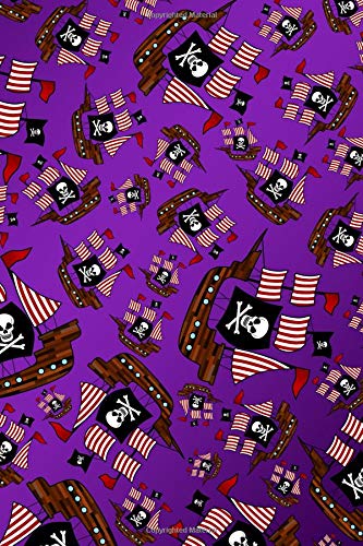 Preisvergleich Produktbild Journal: Purple pirate ships notebook