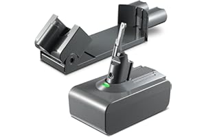 Lachy Batterie de Rechange Haute capacité 21,6 V pour Dyson SV10 SV11 V8 V7 Animal Extra Absolute Motorhead Trigger Hepa Allergy Vacuum sans Fil avec Montage Mural