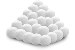 AQhui Filterbälle Pool, 800g Filterballs für Sandfilteranlagen ersetzen 29kg Filtersand Pool, Washbar Filter Balls Geeignet für Aquarium, Pool Filter, Schwimmbad Filteranlagen und Poolzubehör