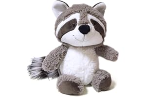 URacon Mapache Muñeco Peluche, Mapache Peluche Juguetes Dibujos Muñeco de Peluche para Niños Niñas Regalos de Cumpleaños de Navidad 25cm