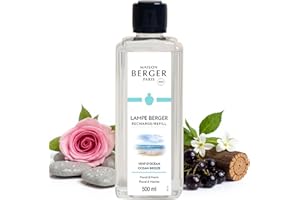 Maison Berger - Lampe Berger Fragrance Refill – 500ml Home Scent Oil for Catalytic Diffuser - Purifies Air & Removes Odors – Made in France – 40 Hours of Diffusion (Ocean Breeze)
