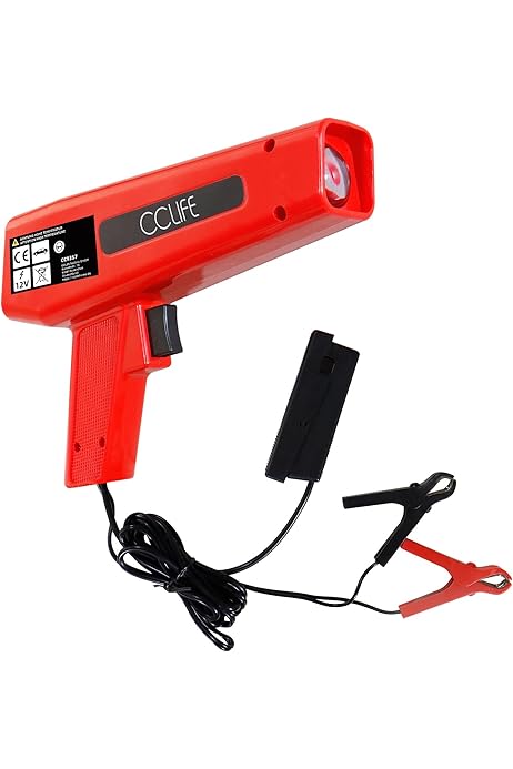 Luce Di Fasatura Stroboscopica Digitale 12V - Per Auto, Moto E Barche | Con Display LCD E Clip Induttive - Foto 3