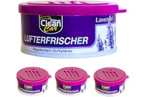 BELUIN Ambientador De Coche 4 latas Para Mantener Un Aroma Agradable - Neutralizador De Olores Para Coches Y Ambiente - Perfume Coche Con Diferentes Aromas Naturales (Lavanda)