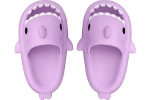 Lanivic Ciabatte Squalo Ragazzi Ragazze Scarpe da Spiaggia e Piscina Cartone Estive Open Toe Bambini Pantofole da Bagno Interno E da Esterno