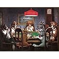 TNND Dogs Playing Poker Famous Gift For Him Gift For Her Decor Poster Wall Art Decor Metal Sign Poster 8X12 Inches