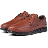 Ducavelli Poce Genuine Leather Comfort Orthopedic Men's Casual Shoes, Father's Shoes, Orthopedic Shoes, Lace-Up Shoes