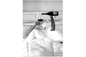 MKHFUW Toile d'art mural en noir et blanc - Photo féministe - Tendance - Décoration murale - Sans cadre (photo 04, 40 x 60 cm x 1)