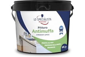 ARREDO STOCK PITTURA ANTIMUFFA 2,5LT BIANCO