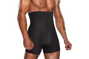 Bingrong Fajas Pantalones Braga Moldeadora Abdomen Hombre Boxers Calzoncillos Moldeador Orificio Fitness Ropa Interior Negra Elástico Shapewear for Men Faja Reductora Adelgazante