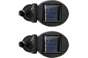 MVPACKEEY 2 lanterne solari, scatola per batteria, lampade solari di ricambio per lanterne sospese all'aperto, lanterna a sospensione per la casa