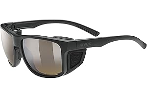 ‎UVEX uvex sportstyle 312 VPX - okulary sportowe unisex - samobarwiące - z polaryzacją - black matt/brown - one size