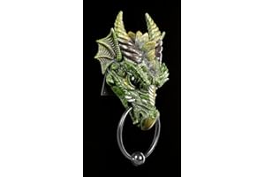 Figuren-Shop.de Drachen Türklopfer grün