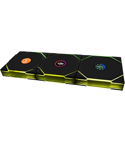 Ventola PC ARGB PWM 120 Mm - Set Di 3 Ventole Inverse Con Cuscinetto Magnetico - Foto 11