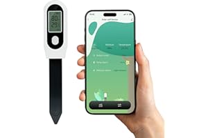 Wigearss Zigbee Bodenmessgerät, Feuchtigkeit, Temperatur, Sonnenlicht für Pflanzen