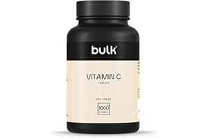 Bulk Witamina C 1000 mg w tabletkach, 1000 mg, wysoka moc, 90 Tabletki, 90 porcji