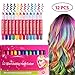 Price comparison product image ROTEK Hair Chalk, 12 Color Temporary Hair Chalk Pens Set Birthday Gifts for Girls, Non-Toxic Washable Instant Hair Dye Great for Party Halloween Girls Christmas Birthday Present Age 3+