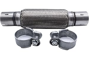 TAKPART Tubo flessibile universale di riparazione per pantaloni, scarico + 2 fascette per 50 x 200 mm/318 mm