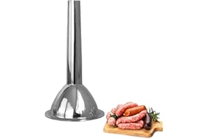 FELENNY 1 Unidad de Tubo de Relleno de Salchichas Tubo para Máquina de Picar Carne Salchicha de Acero Inoxidable para Molinillo de Carne Manual O Eléctrico de Tamaño 32