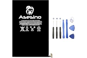Asesino Batteria compatibile con iPad Mini 5, 5173 mAh (A1725), con adesivo preinstallato e kit di strumenti di ricambio