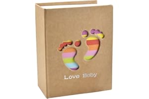 WEONE Álbumes de Fotos 6 X 4, Album Fotos Bebe 100 Fotos para Personalizar, Album de Foto para Regalo, Boda, Viajar