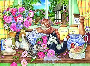 500 Piece - Anatolian Puzzle - Kittens in The Kitchen Puzzle