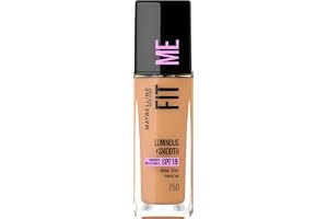 MAYBELLINE NEW YORK, flytande foundation, Fit Me Luminous + Smooth Foundation, nyans: Sun Beige 250