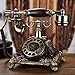 Price comparison product image AMYDREAM European Rotary Wireless Antique telephone,Landline home retro phone Fashion Creative Rotary Vintage wireless telephone For home decoration storage value-A 23x25cm(9x10inch)