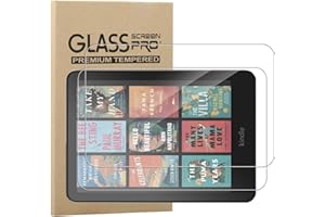 carinacoco 2 Pack Screen Protector for Kindle Colorsoft/Paperwhite 2024 12th Gen 7 inch, 9H Toughness Premium Shatterproof Scratch-Resistant Anti-Fingerprint No-Bubble HD Ultra Clear Tempered Glass