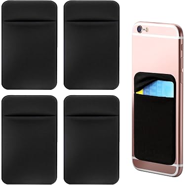 Portefeuille Adhésif 4 En 1 IceSword - Support Téléphone + Rangement Cartes - Blanc Mat