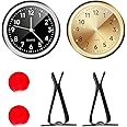 2 Pieces Car Mini Clock, Clock, Small Wall Clock, Mini Clock, Mini Car Dashboard Clock, Car Interior Clock, Car Analog Clock, Car Clock