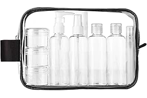 MOCOCITO Trousse de Toilette | Flacon de Voyage | Kit de Voyage | Trousse de Toilette Avion | Kit de Voyage Avion