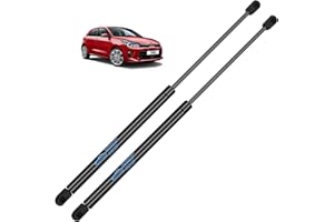 Koaudb 2x Molle a Gas Ammortizzatori Posteriori per Kia Rio III Hatchback 2011-2017 Nero Pistoni Portellone Posteriore Pistoni per Portellone Posteriore Sostituire #817801W200